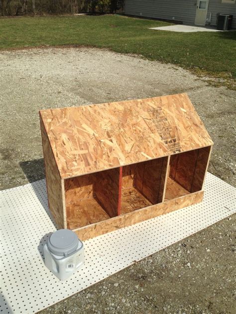 wooden nesting box for chickens